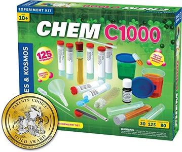 Thames & Kosmos CHEM C1000 Chemistry Set | Science Kit with 125 Experiments | 80 Page Lab Manual | Student Laboratory Quality Instruments & Chemicals | Parents’ Choice Gold Award Winner