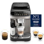 DeLonghi Magnifica EVO Fully Automatic Coffee Machine, Original Italian Brand, 12+ Hot & Cold Coffee Options, Patented LatteCrema Technology, Intuitive Colour Display, Bean to Cup, ECAM290.81