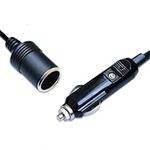 12V Car Cigarette Lighter Extension Cord, 8.3ft Long Cable Allows You To Charge Tire Air Pump, Inflators, Vacuum Cleaners, GPS, Portable Fridges, Coffee maker, Fans, Power Adapter And More Appliances.