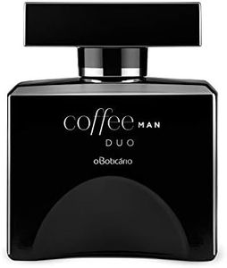 O BOTICARIO Coffee Duo Man Eau de Toilette, Long Lasting Fragrance Cologne for Men, Fresh Spice Scent, 3.4 Ounce