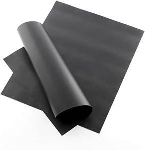 InnovaGoods® Esterilla para Horno, Barbacoa, pack de 2 láminas para horno, bandeja horno reutilizable, esterilla barbacoa lavable, barbacoa antiadherente, Libre de PFOA. Color Negro 40x33cm