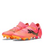 Puma Womens Future 7 Ultimate FG/AG WN's Sunset Glow-Black-Sun Stream Football Shoe - 5 UK (10770103)