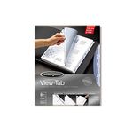 Wilson Jones View-Tab Transparent Dividers, 8-Tab Set, Clear Square Tabs