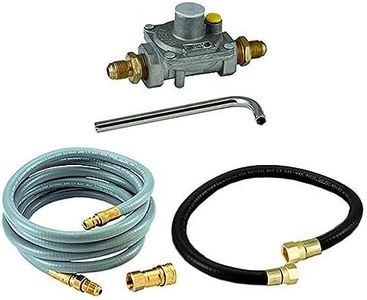 Char-Broil 8259778W06 Modular Outdoor Kitchen Natural Gas Conversion Kit for 3 5-Burner Grill Modules, Black