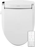 Brondell LE99-EW LE99 Swash Electronic Bidet Seat, Fits Elongated Toilets, White – Lite-Touch Remote, Warm Air Dryer, Strong Wash Mode, Stainless-Steel Nozzle, Saved User Settings & Easy Installation