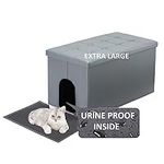 MEEXPAWS Cat Litter Box Enclosure F