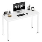 Need 39.3×15.7inch Computer Desk, White Desk Writing Desk Home Office Desk Work Table, with BIFMA Certification, White, AC3-10040DW