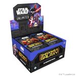 Fantasy Flight Games Star Wars: Unlimited TCG Shadows of the Galaxy Booster Display (Set of 24 Booster Packs) - Trading Card Game for Kids and Adults, Ages 12+, 2+ Players, 20 Min Playtime