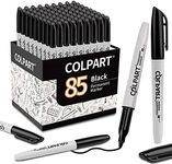 Permanent Markers,Fine Tip Black Pe