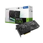 PNY GeForce RTX™ 5080 16GB Slim OC, Dual-Fan, 2-Slot Graphics Card