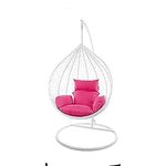 Bhairav Store Furniture Single Seater Swing Chair Hammock Swing Chair with Stand & Cushion Hammock Hanging Jhula for Indoor, Outdoor, Balcony,Home, Patio, Yard, Balcony, Garden