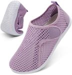 XIHALOOK Womens Water Shoes Quick Dry Barefoot for Swim Diving Surf Pool Beach Yoga Sports Purple, 6-7 Women