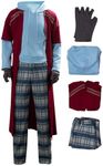 Adult Mens Fat Thor Cosplay Costume Casual Hoodie Suit Halloween Outfit Full Set,Xlarge