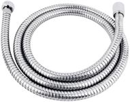 Rivix 70 Inch Extra Long Stainless Steel Shower Hose - Flexible & Wear-Resistant with Chrome shower head with hose Plated Nut & Insert – Universal Replacement for Hand Held Shower Head shower hose