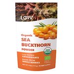 LOOV Organic Sea Buckthorn Powder, High in Fibre, Made from 100% Whole Berries, 113 g, Grown in Nordic Climate, Rich in Omega Blend, Vitamin C, Vitamin E, 23-Day Supply, No Added Sugar, Non-GMO