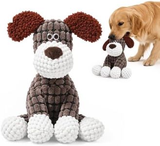 Pxcxu Interactive Plush Dog Toys for Aggressive Chewers (C)
