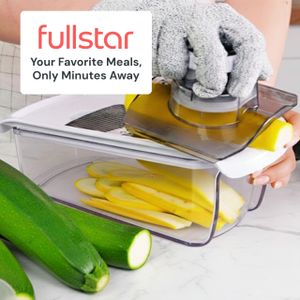 Fullstar 6-in-1 Mandoline Slicer – Adjustable Vegetable Cutter
