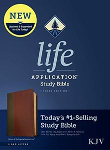KJV Life Application Study Bible, Third Edition (LeatherLike, Brown/Mahogany, Red Letter)