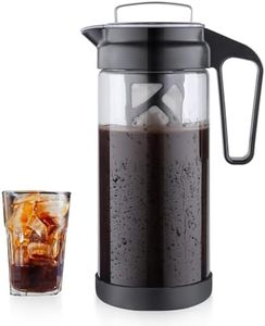 wedrink Cold Brew Coffee Maker, Cold Brew Coffee Machine with Removable Stainless Steel Mesh Filter,Tea Maker,1.3L