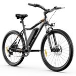 5TH WHEEL Electric Bike for Adults, 750W Peak Motor Electric Bicycle 26" Commuting & Mountain Ebike, 70KM Long Range Battery, 37KM/H Top Speed, 7-Speed Gears, Front Suspension, LCD Display