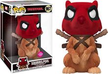 POP! Deadpool 967 Squirrelpool Flocked Super Sized