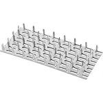 BPC Fixings Galvanised Tooth Plate Connector 10-Piece Set, 129 mm Length x 50 mm Width