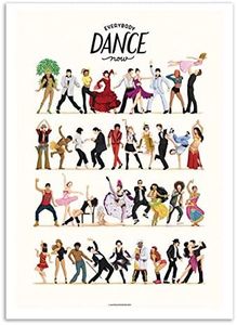 WALL EDITIONS Art-Poster - Everybody Dance now - Nour Tohme - Format : 50 x 70 cm