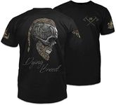 Dying Breed T-Shirt Patriotic Tribute Tee | American Support Shirt | 100% Cotton Military Apparel | Black, Small