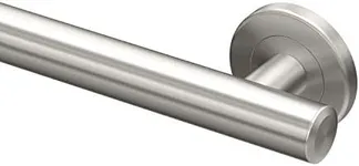 Gatco 859A Latitude II Grab Bar, 54 Inch, Satin Nickel/Wall Mounted Stainless Steel 54 Inch Safety Grab Bar for Bathroom