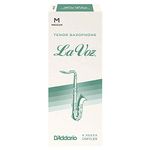 D'Addario La Voz Tenor Saxophone Reeds - Tenor Sax Reeds, Medium, 5 Pack