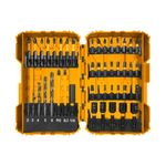 INGCO 45 Pcs Impact Screwdriver Bit Set, Includes 33 Pcs Impact Screwdriver Bits Set, 1Pcs Adaptor; 5Pcs HSS Drill bits; 5Pcs Magnetic Nuts; 1Pcs Screwdriver Bit Holder Bits Set for Home, DIY,.etc