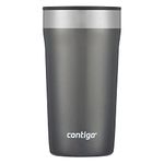 Contigo Streeterville Stainless Steel Travel Mug with Splash-Proof Lid, Vacuum-Insulated Tumbler for Coffee and Tea with Grip Base to Prevent Slipping, Sake, 16 oz (473 mL)