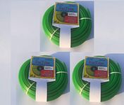 FASTRIM 3 ROLL of 3.2 mm/0.12-inch 45 m Square Grass Cutter/Nylon Trimmer Line (Green)