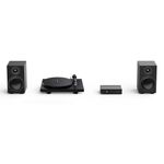 Pro-Ject Colourful Audio System 2, True Analogue HiFi Stereo System, All-In-One Hi-Fi Set including Debut EVO 2 Turntable, MaiA S3 Integrated Amplifier, and Speaker Box 5 S2 (Satin Black)