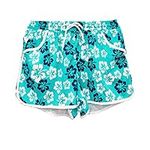 Girls Floral Beach Shorts Cute Nove