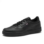 Reebok Mens Club MEMT Sneaker, Black Black Black Black Black Black/Charcoal, 12 US