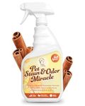Pet Stain & Odor Miracle - Enzyme Cleaner for Dog and Cat Urine, Feces, Vomit, Drool (Fall Spice Scent, 32 FL OZ)