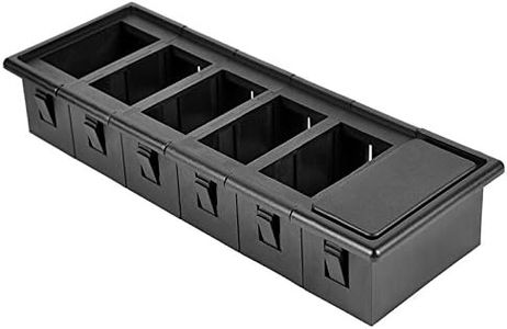 AutoEC Rocker Switch Panel Switch Holder Housing Kit - Black Plastic