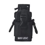 HYS MSC-20C Adjustable Multi-function Pouch Case Holder Compatible for Kenwood Yaesu Icom Motorola Baofeng UV5R UV82 TYT UV5RA HYT 888S Walkie Talkie Holster