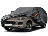 Kayme 7 Layers SUV Car Cover Custom Fit for Porsche Cayenne (2002-2024) Waterproof All Weather for Automobiles, Outdoor Full Cover Rain Sun UV Protection.Black