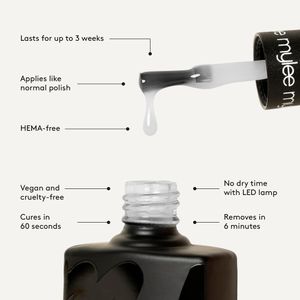 Mylee Gel Polish Kit – LED Lamp, Base & Top Coat, 4 Colors