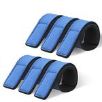 PHINGEER Fishing Rod Belts Ties 6pcs Magic Bait Strap, Spinning Rod Straps Holders, Fishing Tackle Tie Bag Accessories