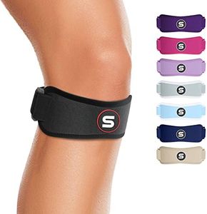 Patella Strap for Knee Pain Relief from Sleeve Stars - Knee Support for Arthritis, Osgood Schlatter, Runners Knee, Jumpers Knee, Tendonitis & Volleyball, womens, Single, One Size