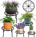 5 Pack Metal Plant Stand for Outdoo