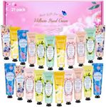 Hand Cream Set, 21 Pack Hand Cream Women's Gift Set, Fragrant Hand Foot Day Night Cream Moisturizer, Mini Hand Cream Set, Small Gift Set Body Cream for Women and Men, Christmas & Birthday Gift