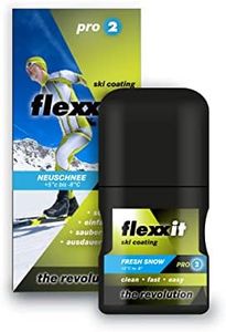 flexxit Pro 2 Ski Wax Alternative - for Downhill and Cross-Country Ski - Lasts Over 100 km - Developed in Collaboration with World Stars - Recommended by Professionals Such as David Zobel.