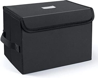 UENTIP Vinyl Record Storage Box for 7-inch Records Crate Holds up to 60 records,Pack of 1-11x 7.67x 7.67 Inch LP record storage- Black