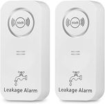 Water Leak Detector, 2 Pack TOWODE 90dB Water Detector and Water Level Sensor Alarms Use for Your Bathroom, Laundry Room, Kitchen