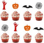 Arthsdite 24pcs Halloween Cupcake T