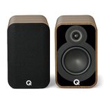 Q ACOUSTICS 5020 Bookshelf Speakers Pair Holme Oak - 5" Mid/Bass Driver, 1" Tweeter - TV Speakers for Surround Sound System - Vinyl Record Player Speakers Hifi, Gaming PC Speakers